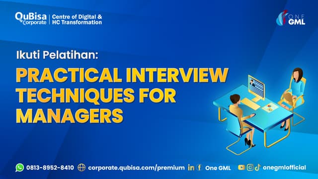 Practical Interview Techniques for Managers